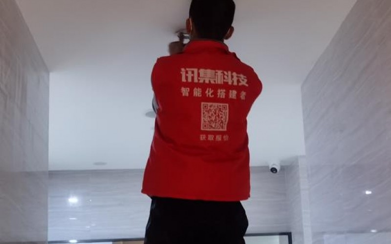 成都某公司安防监控安装调试视频记录